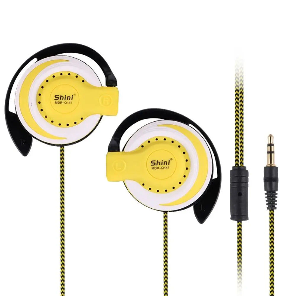 Sweatproof Ear Hook Earphones with Super Bass & Noise Cancelling