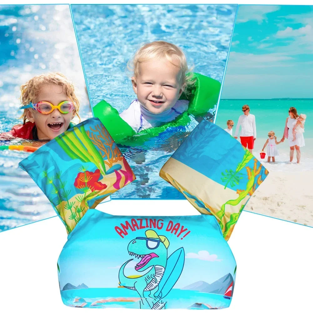 Kids Cartoon Pool Float Armband - Life Jacket