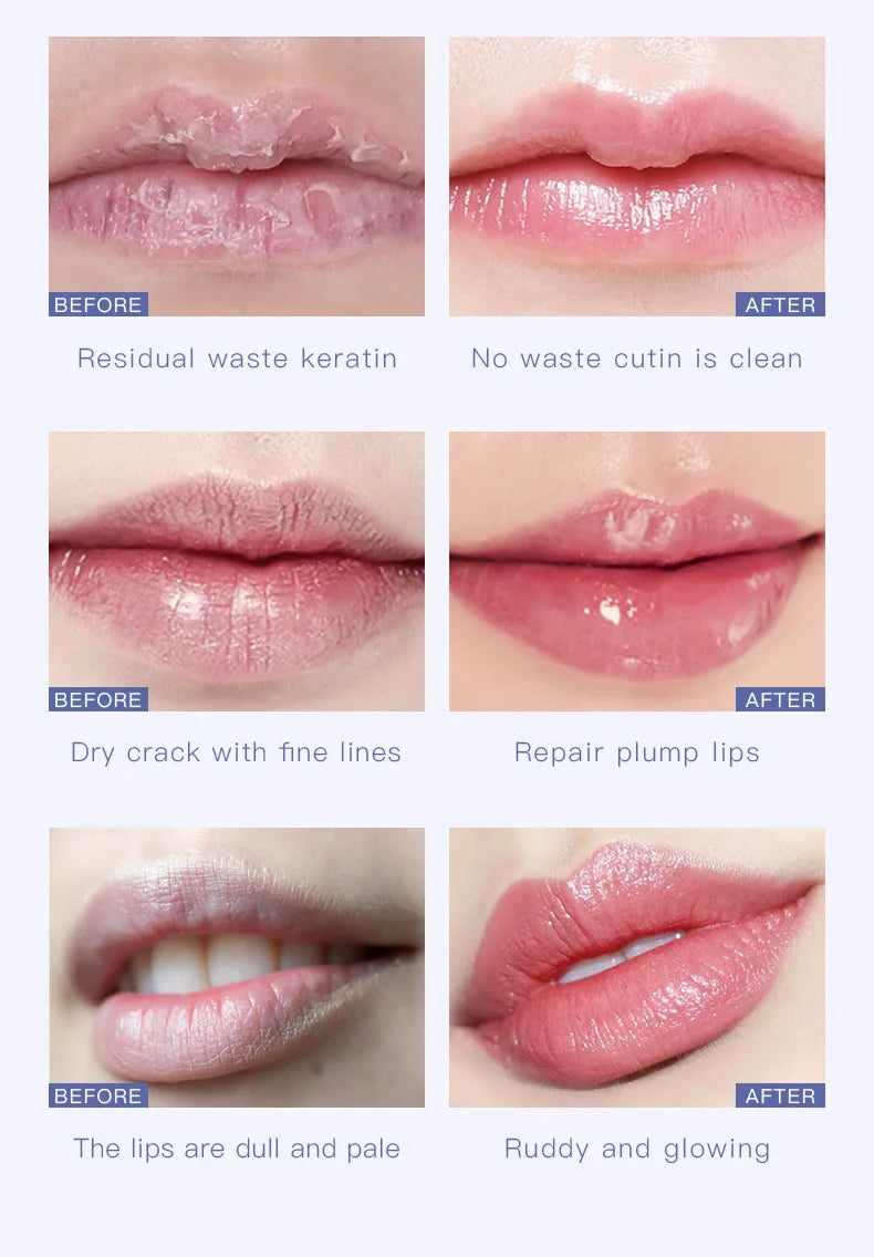 Lips Scrub, Exfoliating, Gentle Moisturizing - Lip Stick Brush