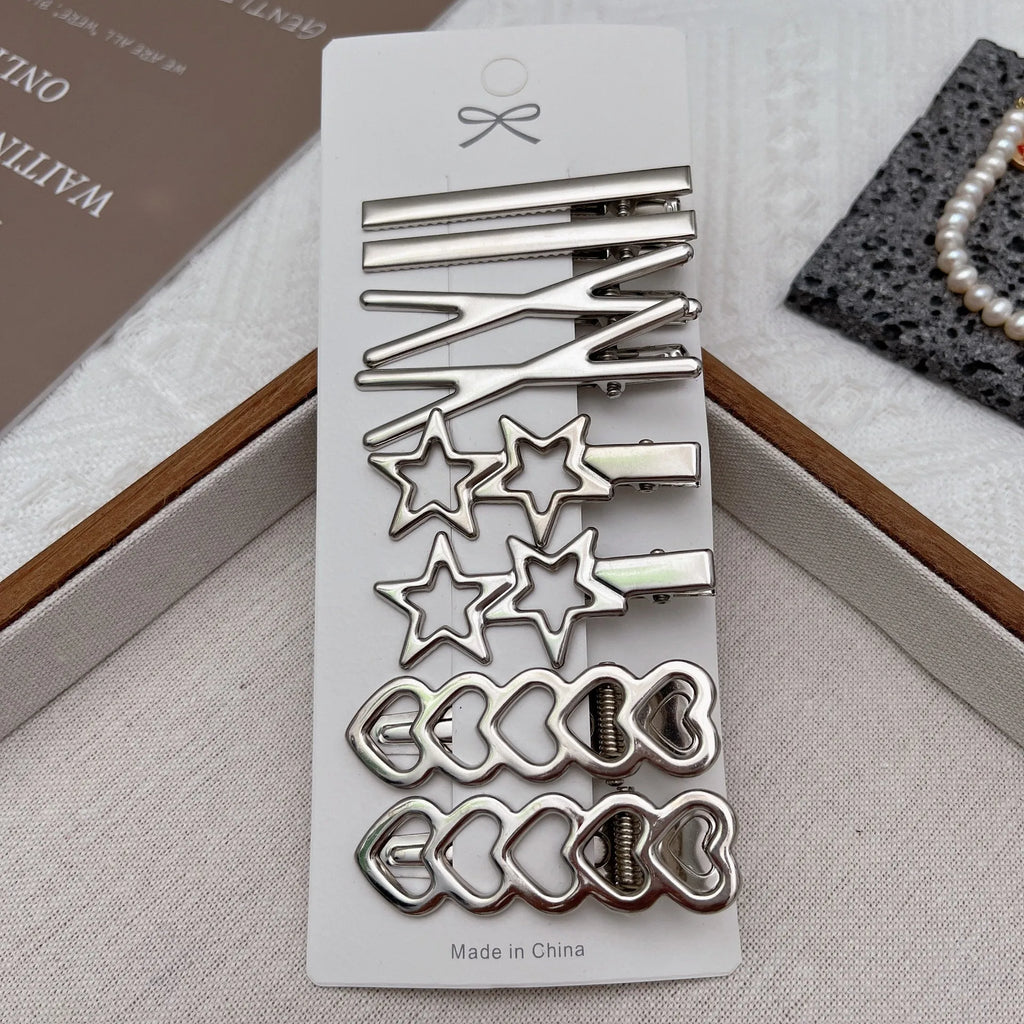 Hair Clips Set – Assorted Styles & Colours for Women & Girls