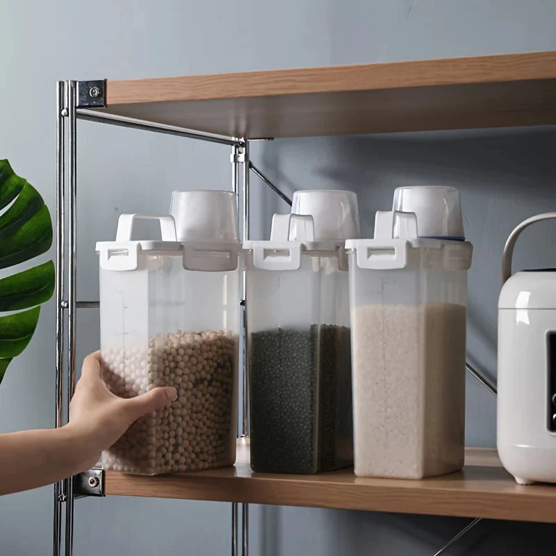 Airtight Dry Food Storage Container with Lid – BPA-Free, Pantry Organiser
