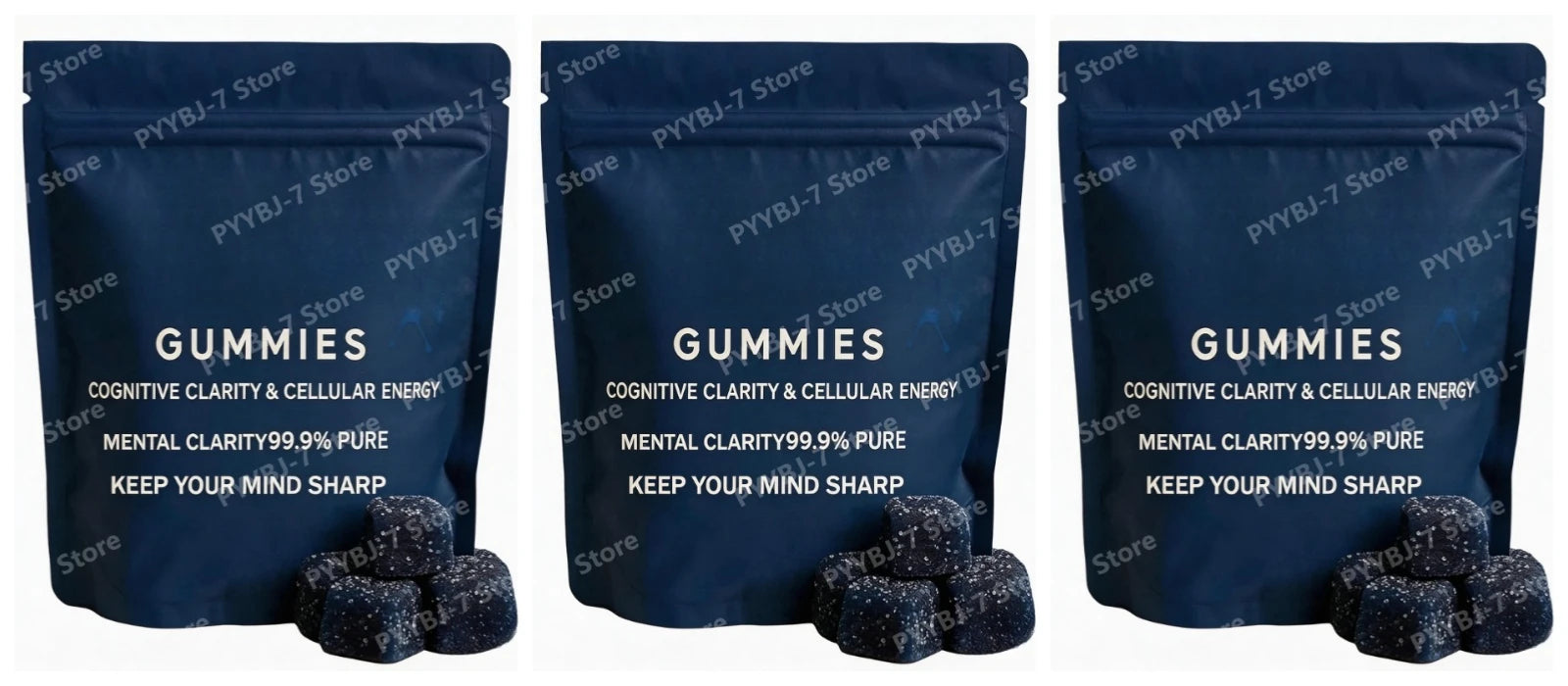 Brain Support Gummies - Vitamins & Natural Extracts for Daily Wellness