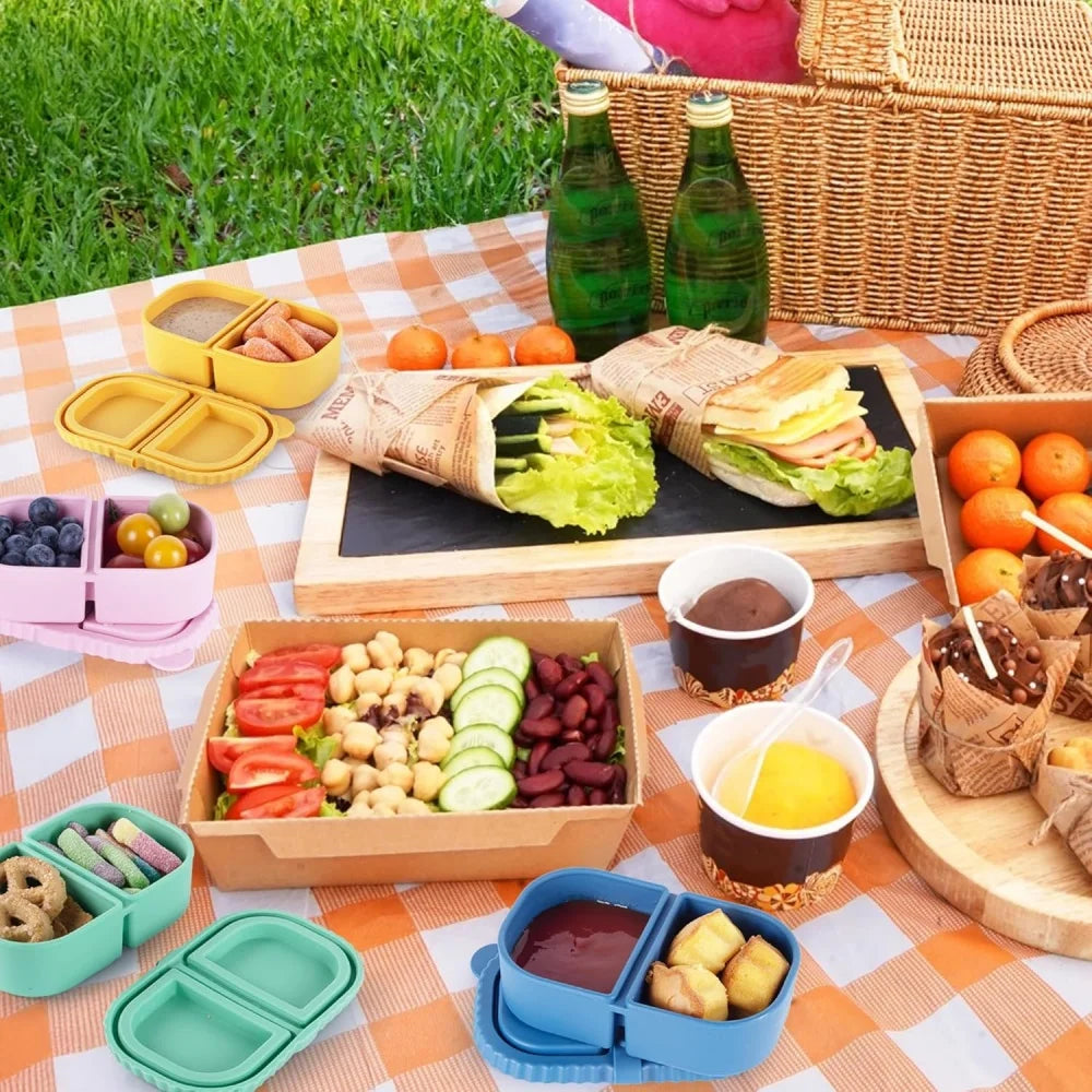 Silicone Snack Containers with Lids