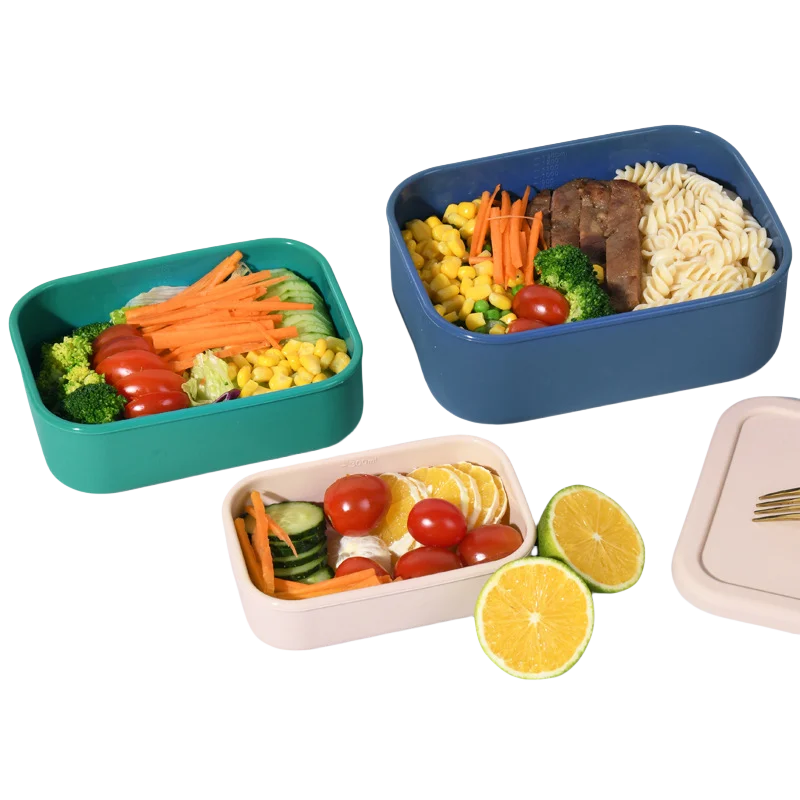 Silicone Food Storage Containers - Airtight, Microwave, Dishwasher, Freezer