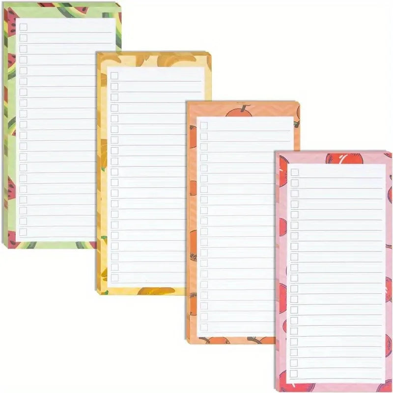Magnetic Fridge Notepad – 50 Sheets, Grocery & To-Do List