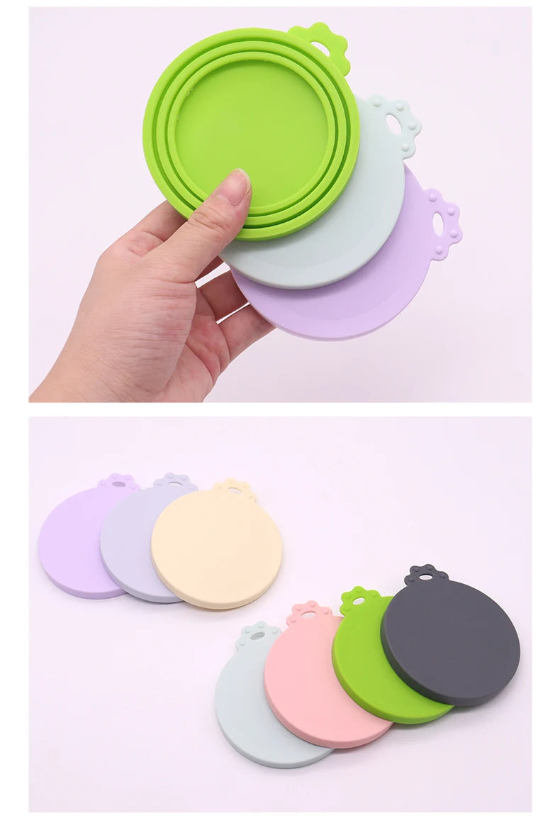 1 Reusable Silicone Pet Can Lid - Bpa Free