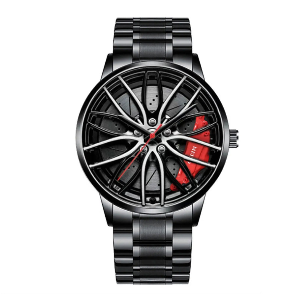 Waterproof Stainless-Steel Quartz Wristwatch for Men