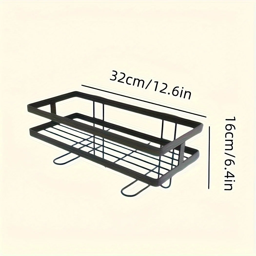 Wall-Mounted Storage Rack – Space-Saving Home Organiser