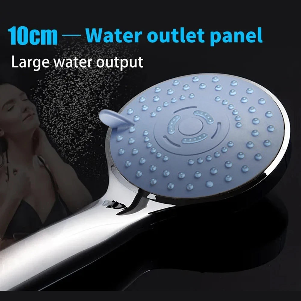 Pressurized Hand Shower - 5 Spray Modes, Large Water Output