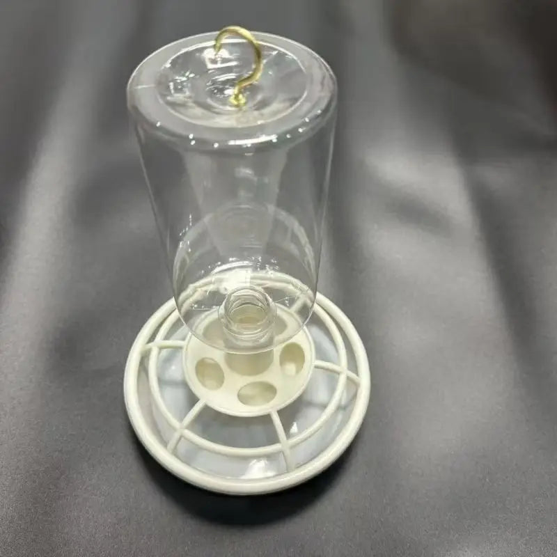 Automatic Hanging Bird Feeder with Anti-Scatter Dispenser