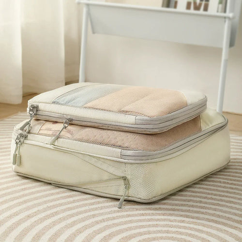 5-Piece Mesh Compression Travel Storage Bag Set