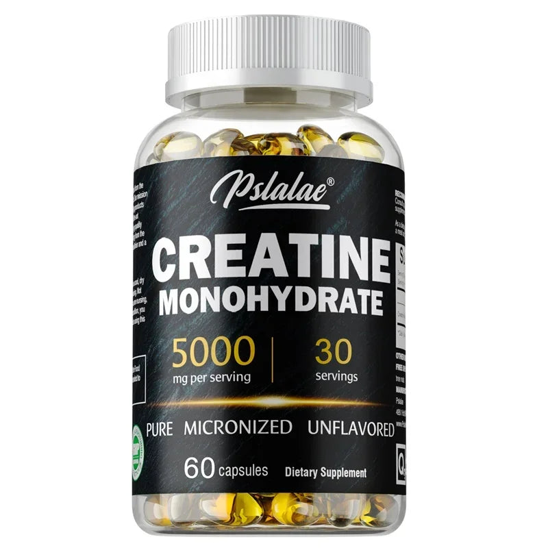 Creatine Monohydrate - Vegetarian & Gluten-Free Muscle Strength Formula