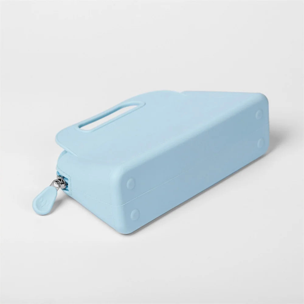 Silicone Hand-Held Cosmetic Bag