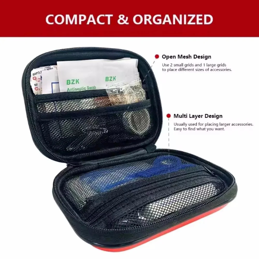Waterproof First Aid Storage Bag - Home, Office & Car