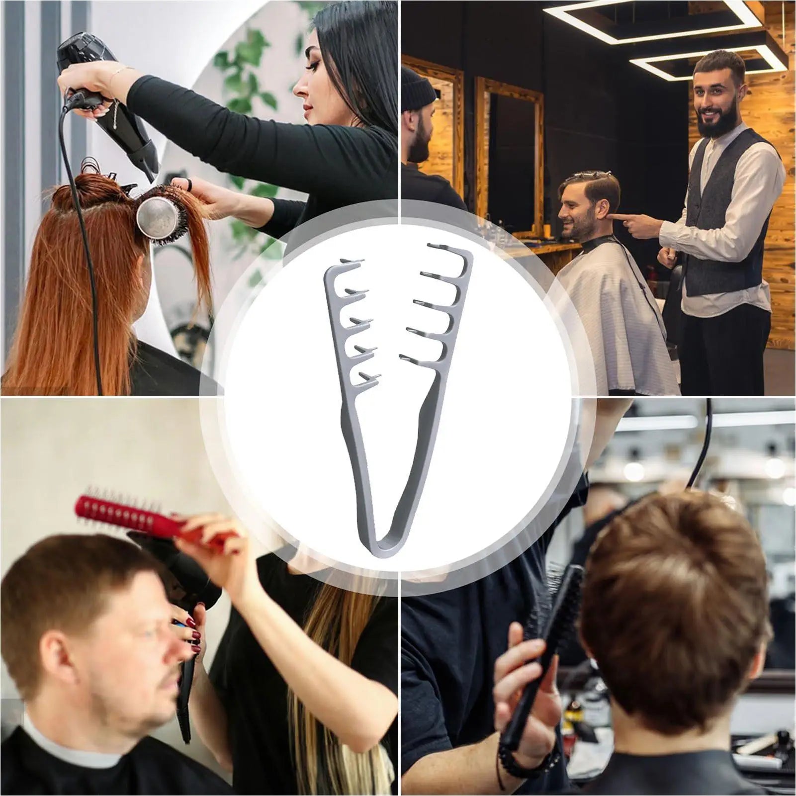 Volumizing Wide-Tooth Hair Styling Comb