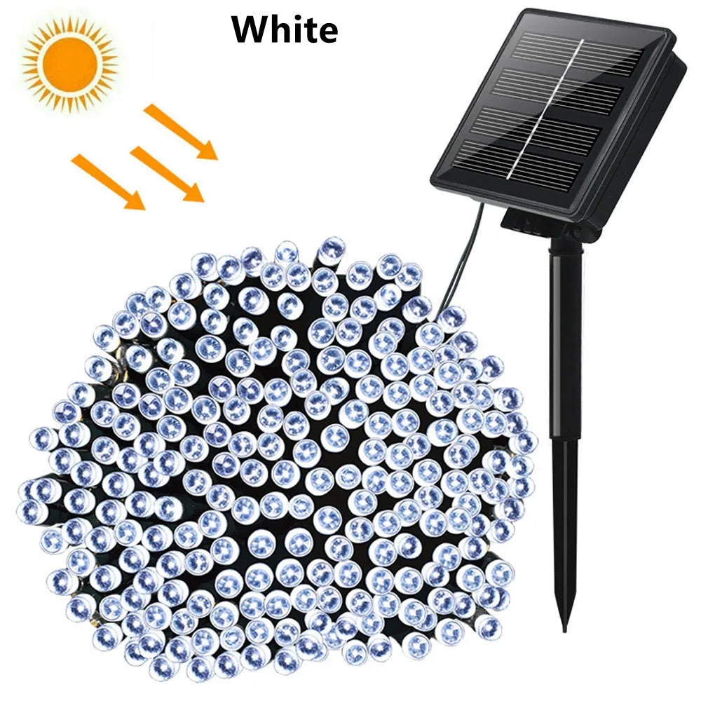 Waterproof Outdoor Solar LED String Lights (23-99ft)
