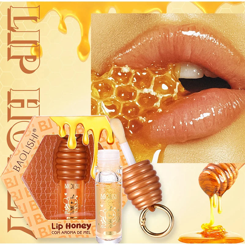 Honey Lip Balm - Longlasting Moisturizing With Transparent Pearlescent