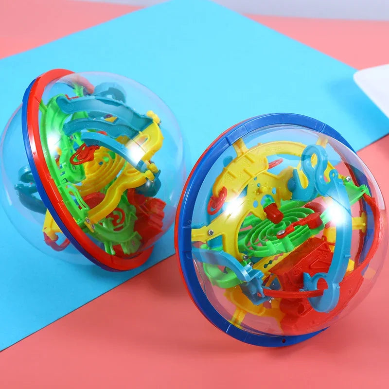 3D Maze Ball Labyrinth Puzzle Game with Display Stand