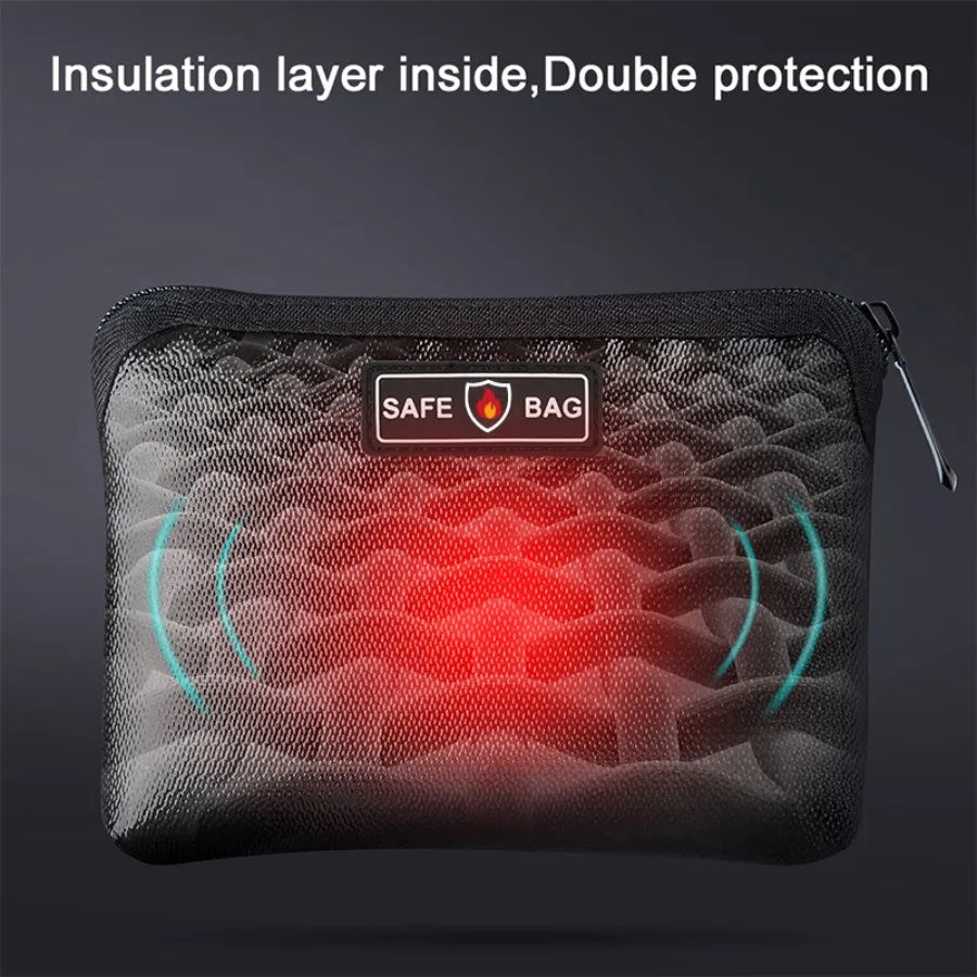 Fireproof Waterproof Document Bags - Liquid Silicone Material Heat Insulation