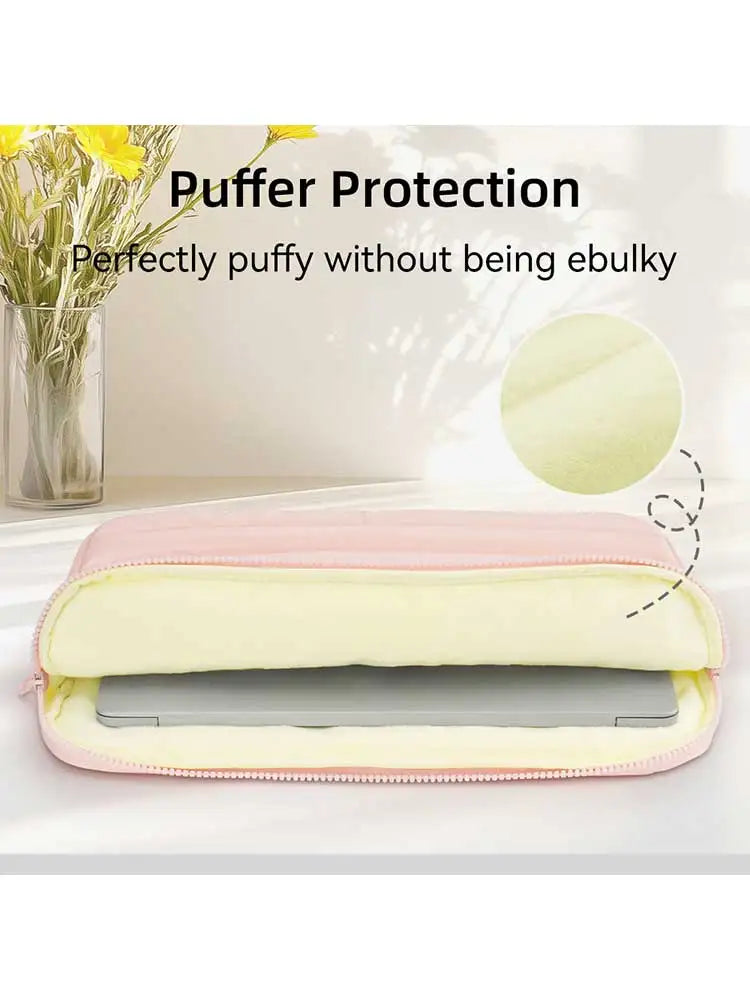 13/14 Inch Puffy Laptop Sleeve for MacBook Air iPad Pro