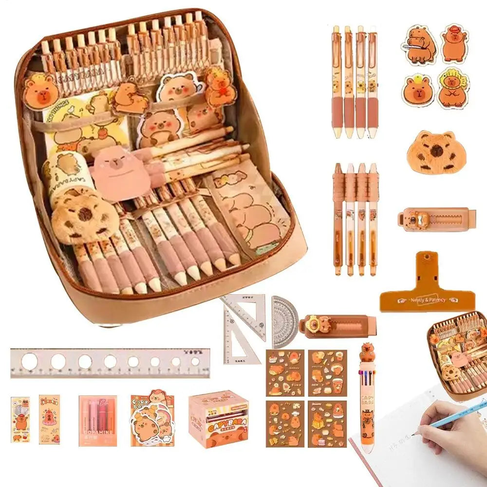 Capybara Stationery & Pencil Case Gift Set