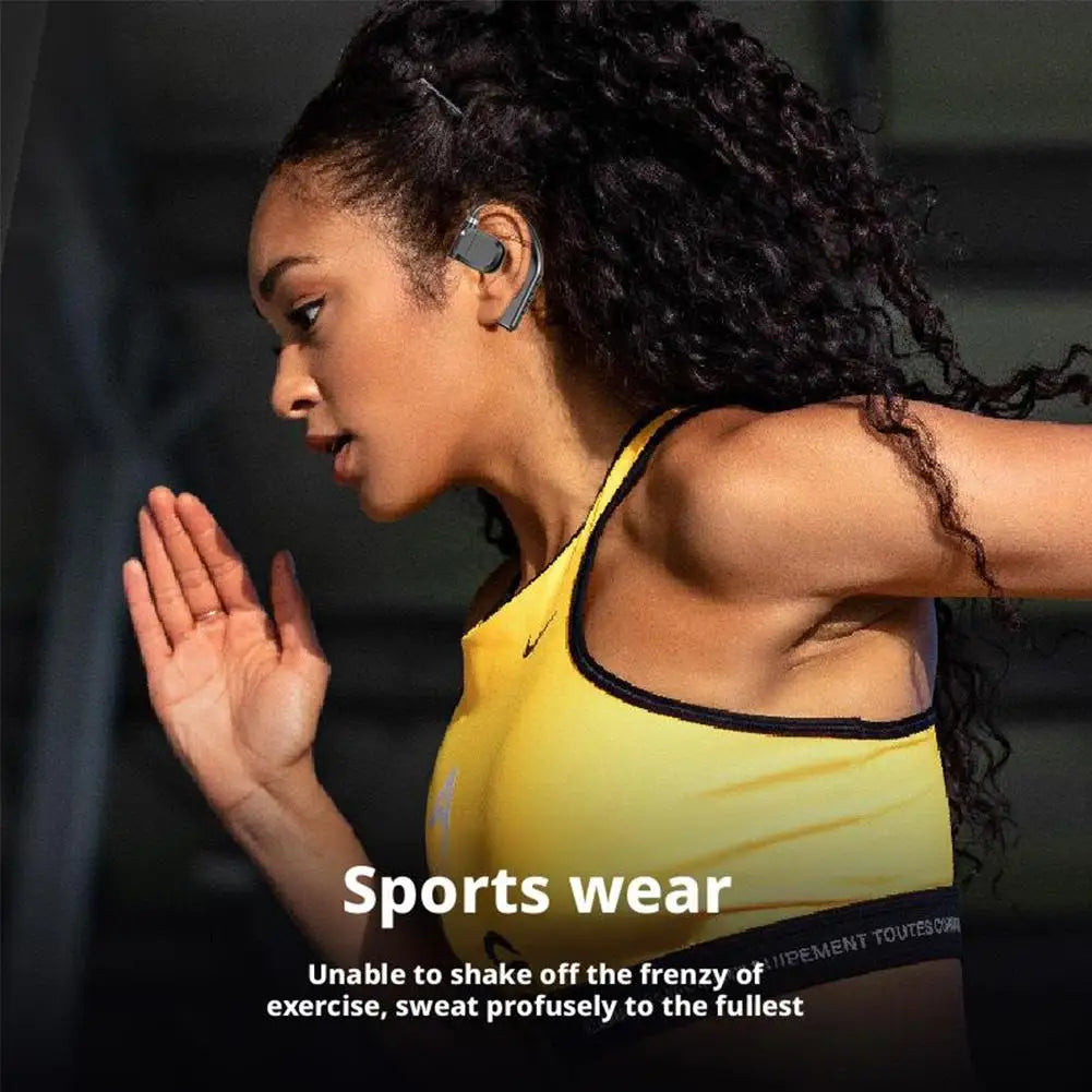 Wireless Bluetooth 5.4 Ear Hook Sport Headphones with Mic