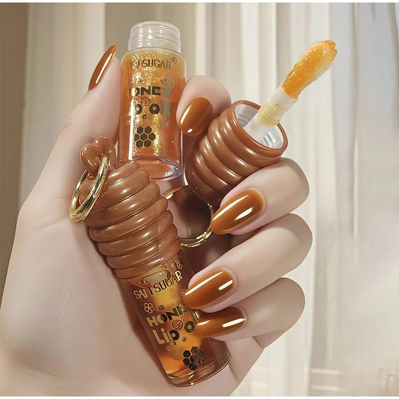 Honey Lip Balm - Longlasting Moisturizing With Transparent Pearlescent