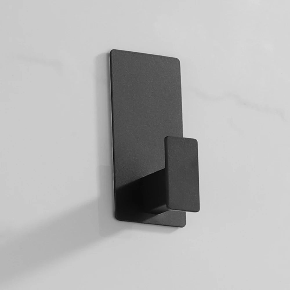 Matte Black Bathroom Accessories Set - Wall Mounted