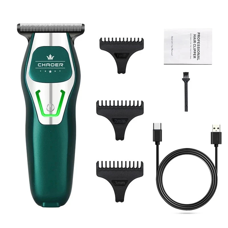 Mini Portable Rechargeable Electric Hair Clipper – Cordless Trimmer