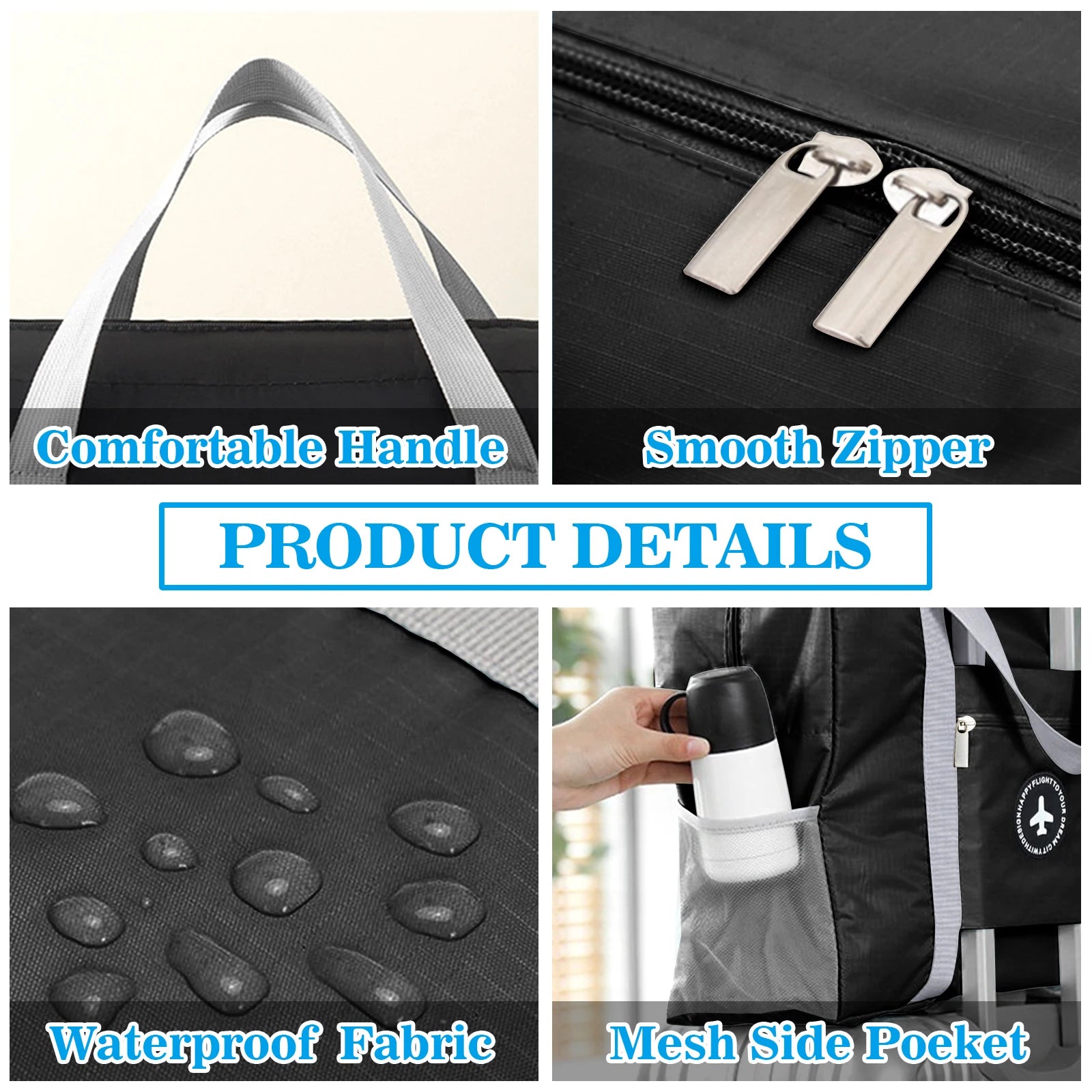 Lightweight Foldable Sports Duffle Bag