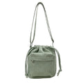 Shoulder Bag - Drawstring Bucket Bag