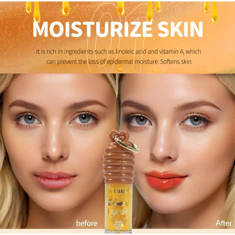 Honey Lip Balm - Longlasting Moisturizing With Transparent Pearlescent