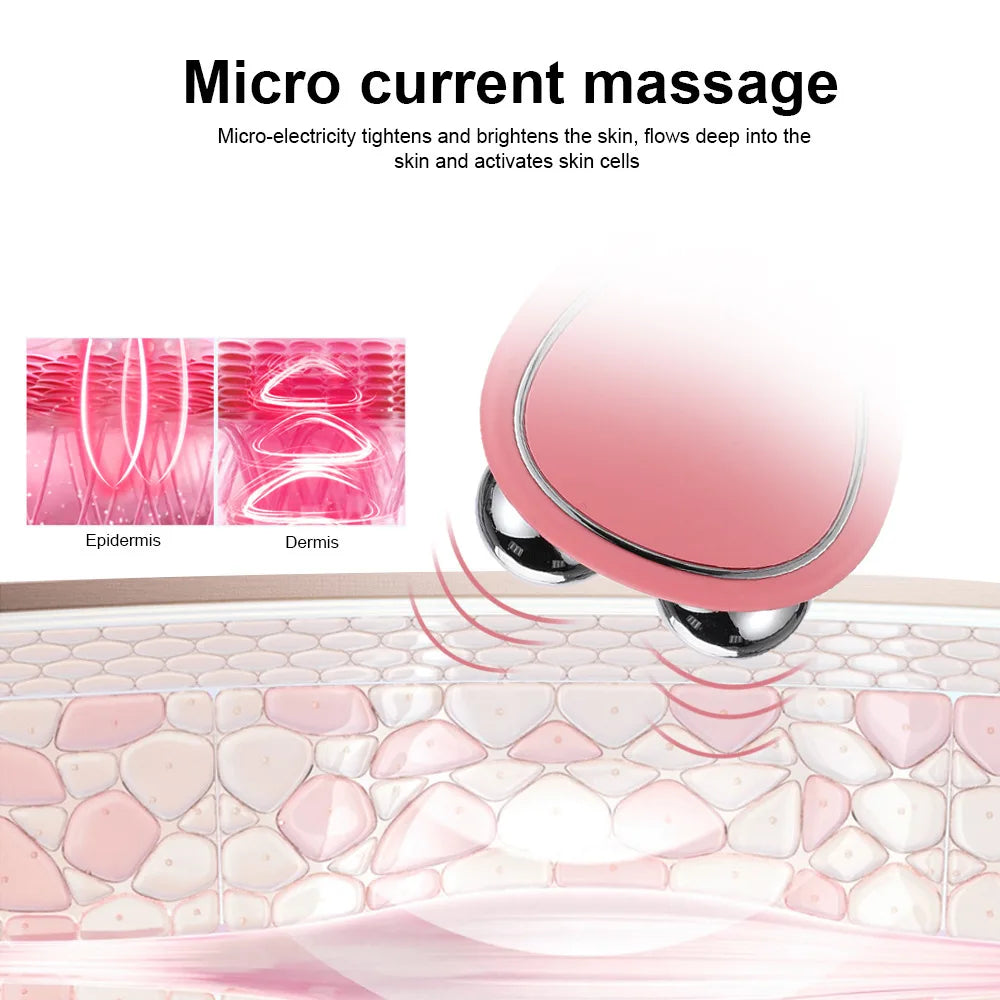 Face Firming Microcurrent Roller - Skin Rejuvenation Device