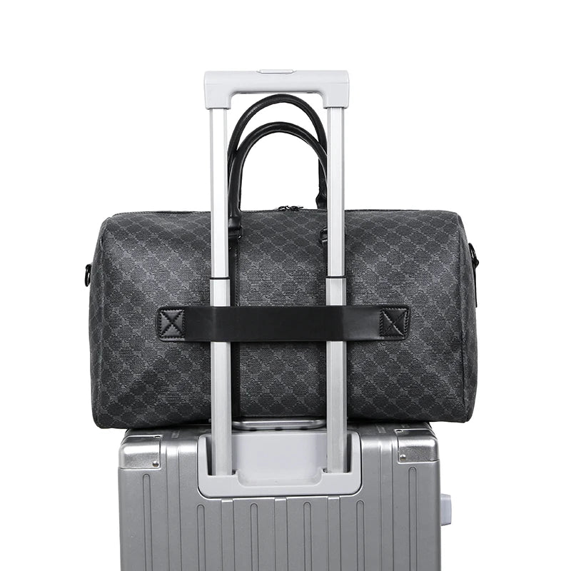 Classic Full-Print Hard Shell Travel Luggage