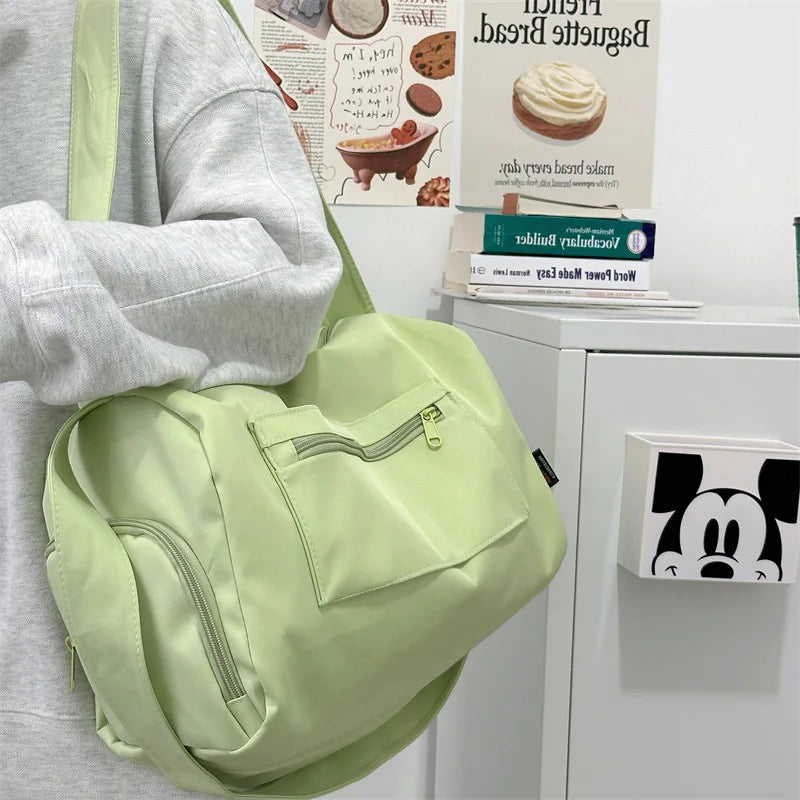 Canvas Shoulder Tote Bag