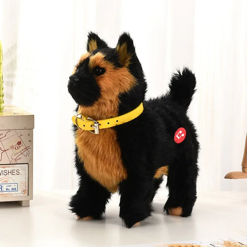 New Simulation Electric Dog, Voice Control, Walking, Nodding, Music