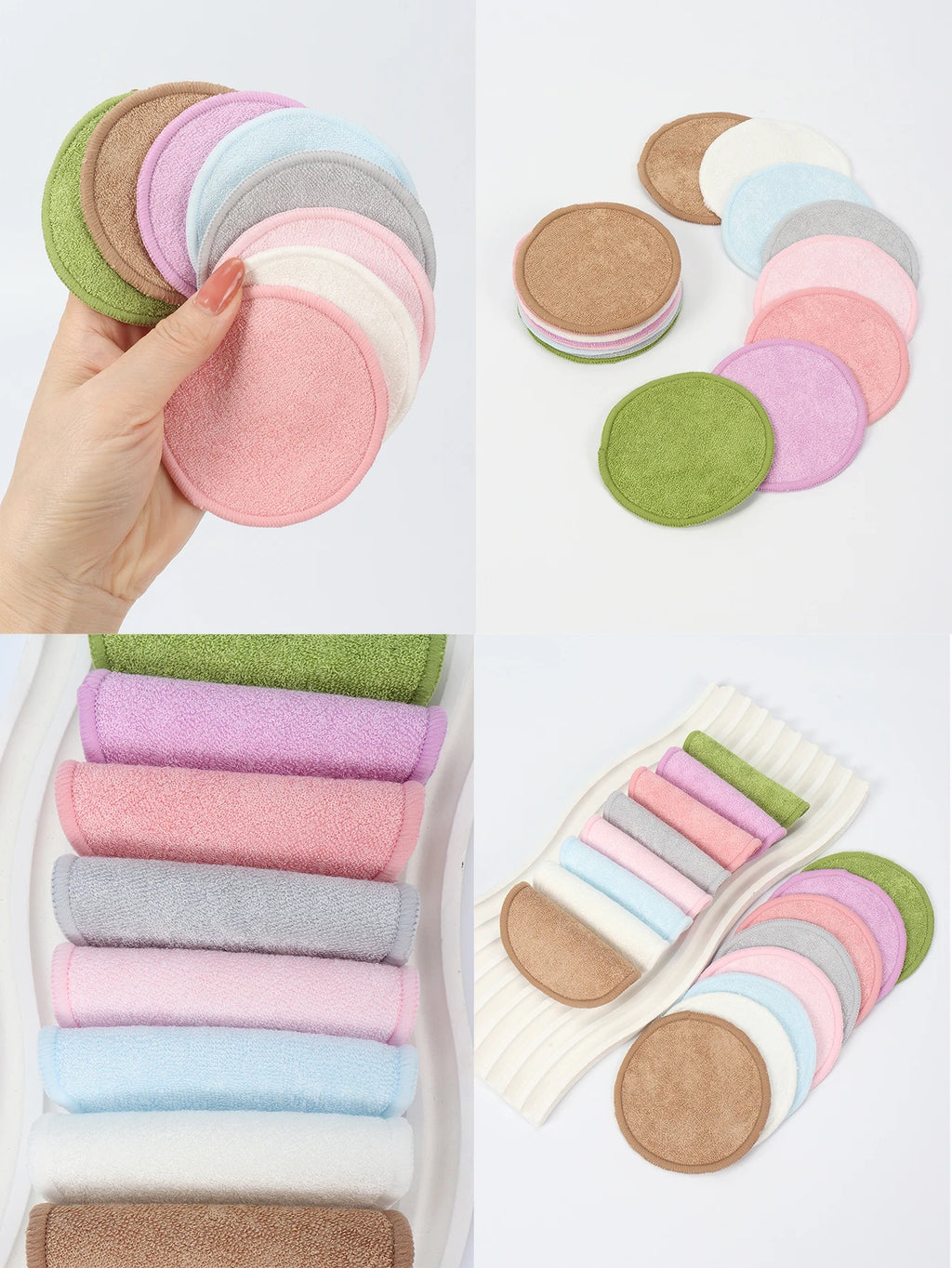 Reusable Washable Makeup Remover Pads – 5/10/20 Pack