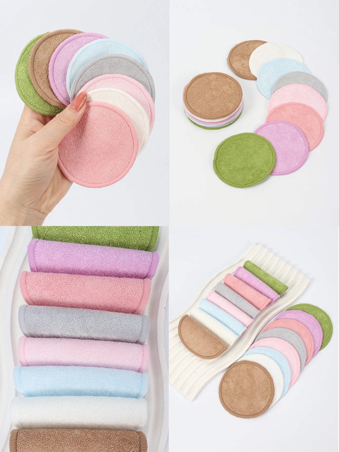 Reusable Washable Makeup Remover Pads – 5/10/20 Pack