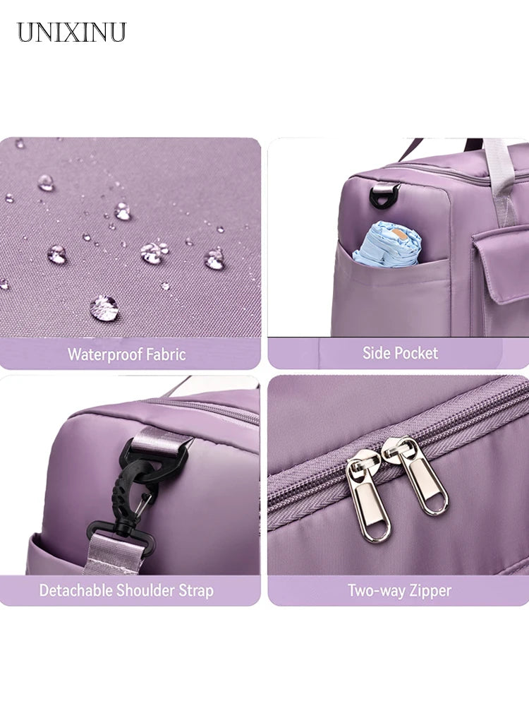 Duffle Bag with Shoe Compartment