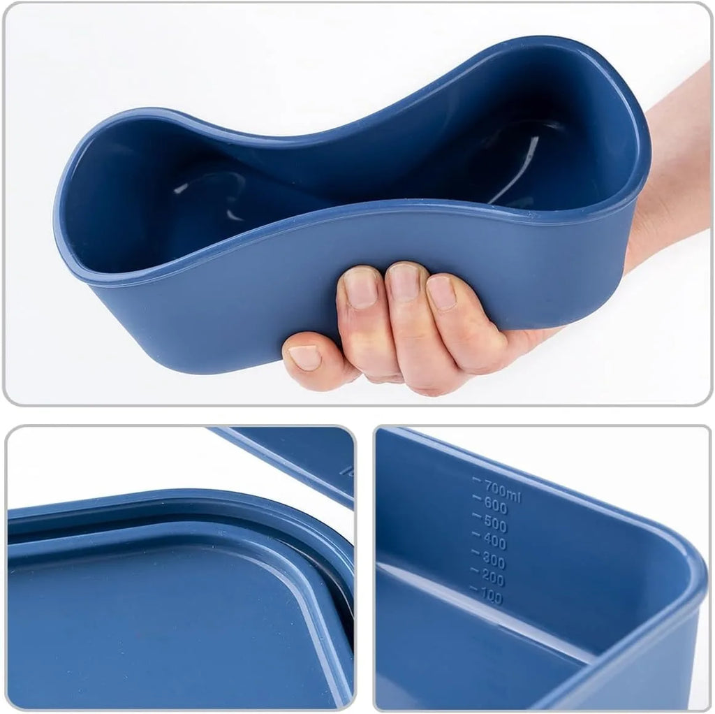 Silicone Food Storage Containers - Airtight, Microwave, Dishwasher, Freezer