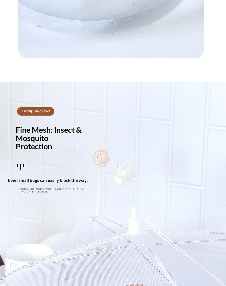Folding Mesh Food Cover – Reusable Pop-Up Tent