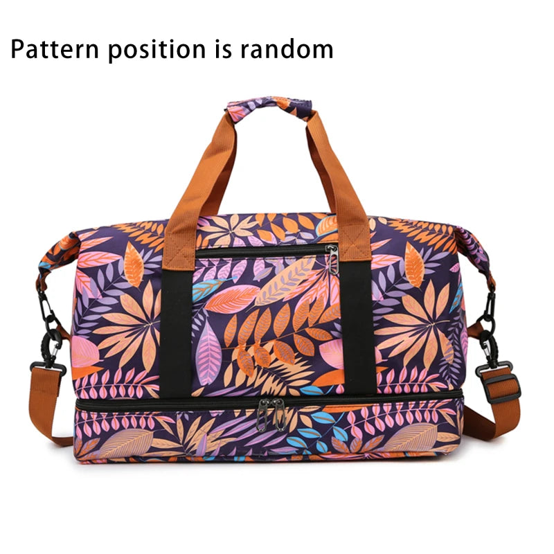 Sports Fitness Bag with Dry-Wet Separation