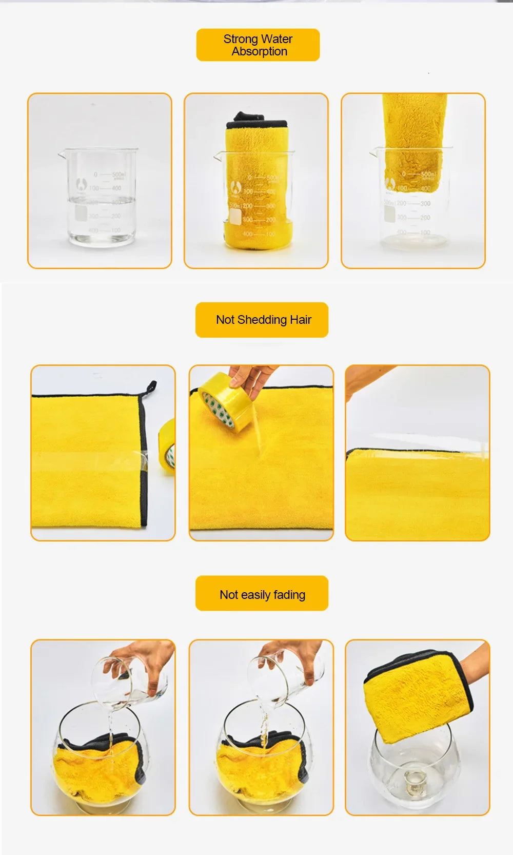 Thickened Microfiber Car Wash & Drying Cloth