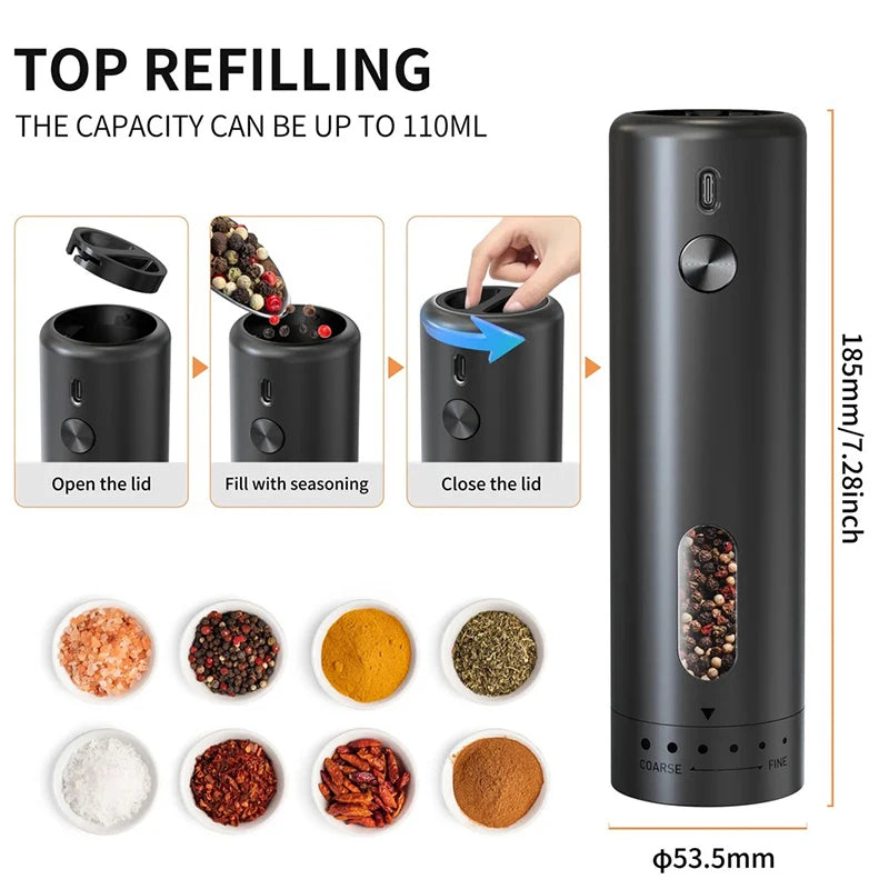 Rechargeable Salt & Pepper Grinder