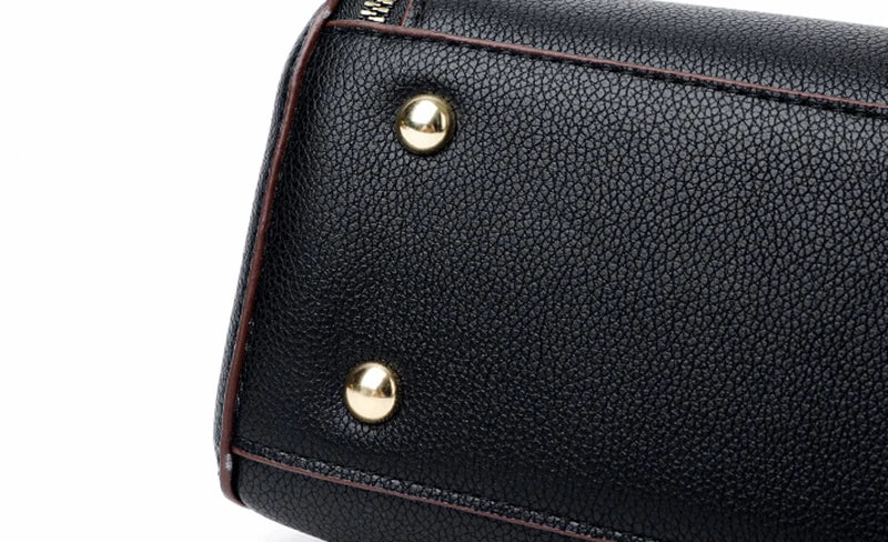 Small PU Leather Bucket Shoulder Bag