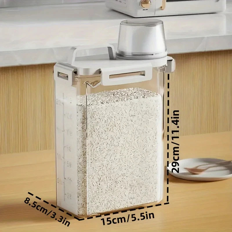 Airtight Dry Food Storage Container with Lid – BPA-Free, Pantry Organiser