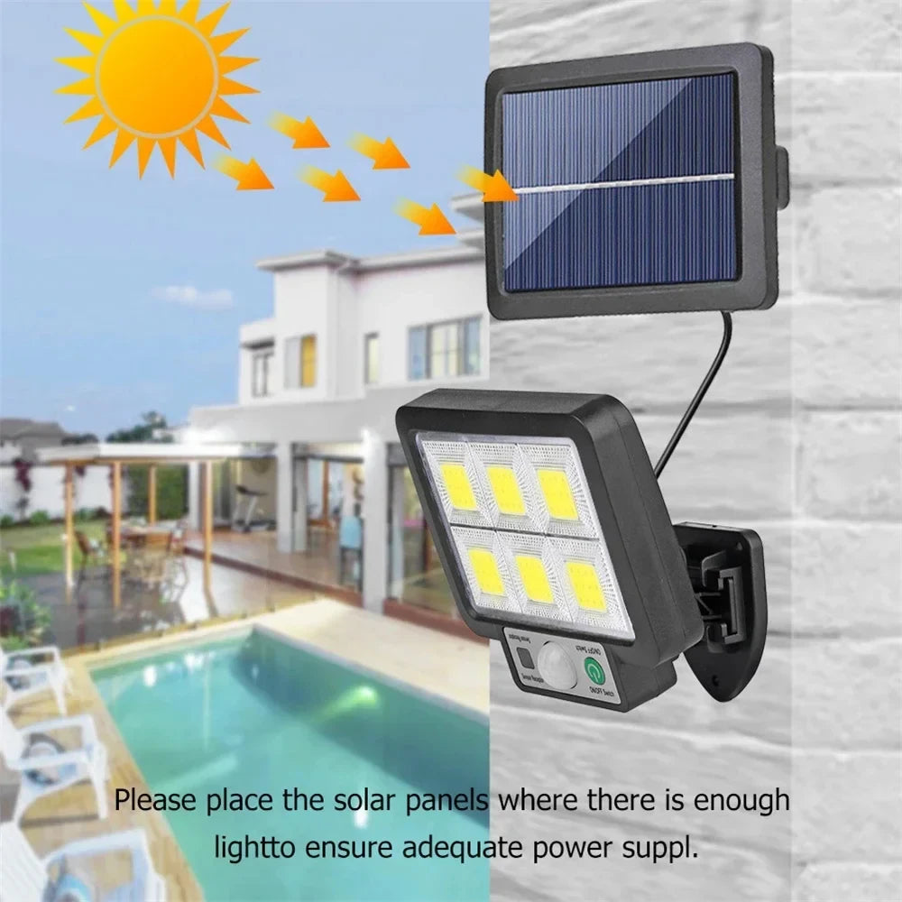 Outdoor Solar LED Wall Light