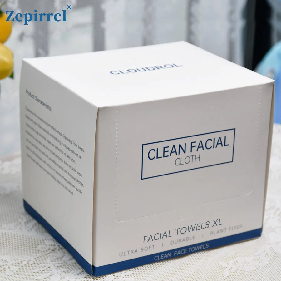 Thickened Disposable Face Towels – 40 Wipes per Box