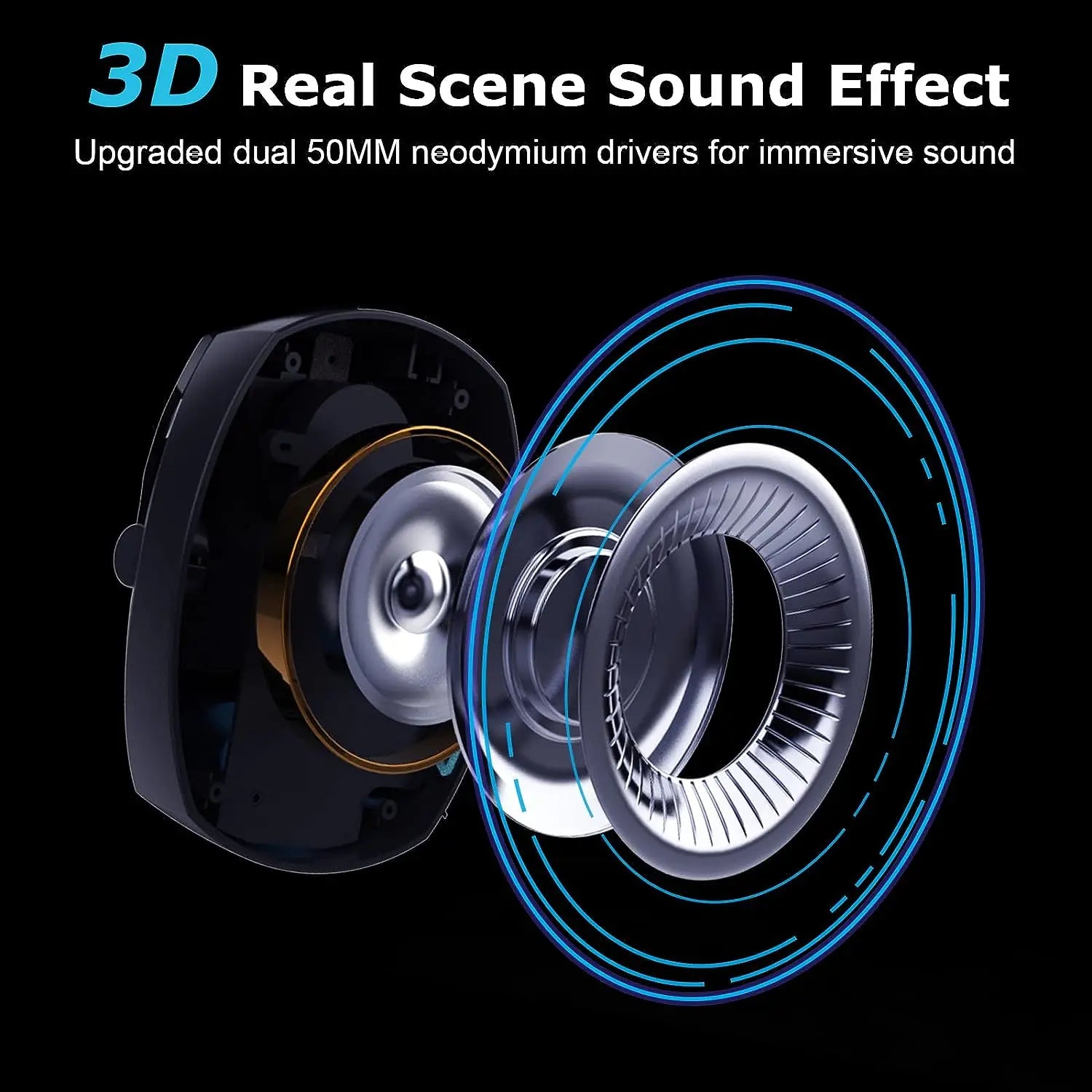Multi-Mode Wireless Gaming Headset with Detachable Noise-Cancelling Mic