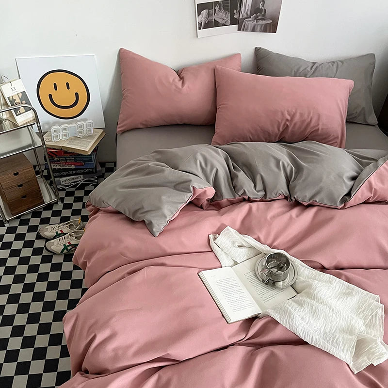 Washed Cotton Duvet Cover Set